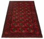 Afghan Baluch 3'9" x 6'11" Hand-knotted Wool Rug 