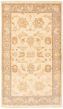 Bordered  Traditional Ivory Area rug 3x5 Pakistani Hand-knotted 336169