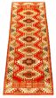 Indian Royal Kazak 2'8" x 8'1" Hand-knotted Wool Rug 