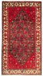 Bordered  Tribal Red Area rug Unique Turkish Hand-knotted 358627