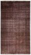 Overdyed  Transitional Brown Area rug 5x8 Turkish Hand-knotted 362163