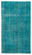 Bordered  Traditional Green Area rug 5x8 Turkish Hand-knotted 362718