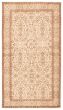 Transitional  Vintage Ivory Area rug 4x6 Turkish Hand-knotted 367703