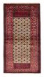 Bordered  Tribal Ivory Area rug 3x5 Persian Hand-knotted 383687