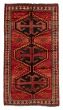 Bordered  Tribal Red Area rug 5x8 Turkish Hand-knotted 385704