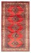 Bordered  Tribal Red Area rug Unique Turkish Hand-knotted 389344