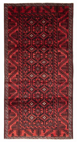 Bordered  Traditional Black Area rug Unique Afghan Hand-knotted 379289