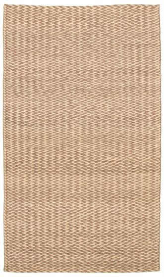 Braided  Transitional Ivory Area rug 5x8 Indian Braid weave 340212