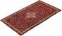 Persian Hosseinabad 3'5" x 5'2" Hand-knotted Wool Red Rug