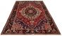 Bordered  Traditional Red Area rug 6x9 Persian Hand-knotted 302747