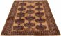 Bordered  Tribal  Area rug 5x8 Afghan Hand-knotted 326570