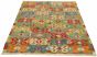 Bordered  Geometric Multi Area rug 5x8 Turkish Flat-weave 329518