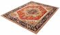 Indian Serapi Heritage 7'10" x 9'10" Hand-knotted Wool Dark Copper Rug