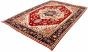 Indian Serapi Heritage 10'0" x 14'0" Hand-knotted Wool Dark Red Rug