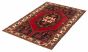 Persian Style 4'4" x 6'6" Hand-knotted Wool Rug 