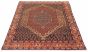 Persian Senneh 6'6" x 9'3" Hand-knotted Wool Rug 