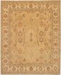 Bordered  Traditional Brown Area rug 6x9 Afghan Hand-knotted 268226