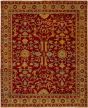 Bohemian  Traditional Red Area rug 6x9 Indian Hand-knotted 272346
