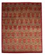 Casual  Transitional Red Area rug 12x15 Pakistani Hand-knotted 345143