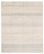 Casual  Tribal Ivory Area rug 6x9 Indian Hand-knotted 359107