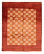 Transitional Brown Area rug 6x9 Pakistani Hand-knotted 379099