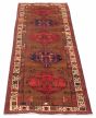 Persian Style 3'10" x 11'0" Hand-knotted Wool Rug 