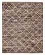 Moroccan  Tribal Brown Area rug 6x9 Pakistani Hand-knotted 390202