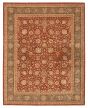 Bordered  Traditional Orange Area rug 6x9 Chinese Hand Tufted 392042