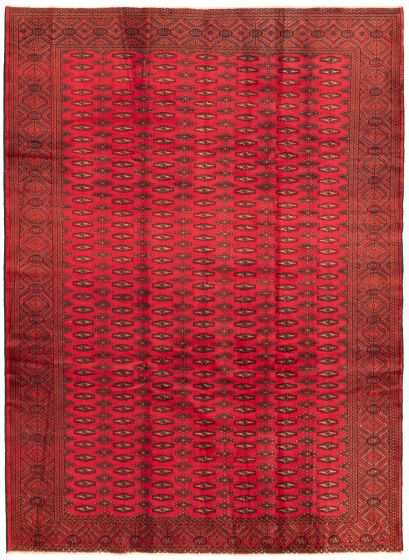 Bordered  Tribal  Area rug 6x9 Afghan Hand-knotted 326550