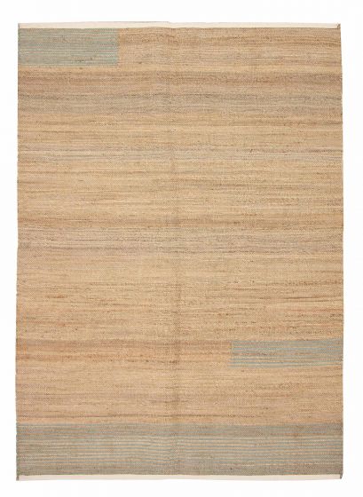 Flat-weaves & Kilims  Traditional/Oriental Brown Area rug 4x6 Indian Flat-Weave 375556