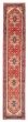 Bordered  Traditional Red Runner rug 12-ft-runner Indian Hand-knotted 377799