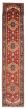 Bordered  Traditional Brown Runner rug 20-ft-runner Indian Hand-knotted 386717