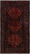 Bordered  Tribal Brown Area rug 4x6 Afghan Hand-knotted 283349