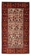 Bordered  Traditional Ivory Area rug 5x8 Persian Hand-knotted 352192