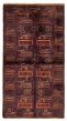 Bordered  Tribal Blue Area rug 3x5 Afghan Hand-knotted 366639