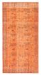 Overdyed  Transitional Brown Area rug 4x6 Turkish Hand-knotted 372466