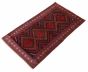 Afghan Kazak 3'5" x 5'10" Hand-knotted Wool Red Rug