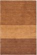 Transitional Brown Area rug 3x5 Indian Hand-knotted 103708