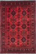 Traditional Brown Area rug 5x8 Afghan Hand-knotted 222404