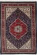 Traditional Blue Area rug 5x8 Indian Hand-knotted 228183