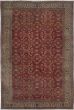 Traditional Brown Area rug 6x9 Turkish Hand-knotted 232134