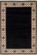 Traditional Black Area rug 5x8 Pakistani Hand-knotted 237454