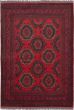 Traditional  Tribal Red Area rug 3x5 Afghan Hand-knotted 238387