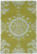 Casual  Transitional Green Area rug 3x5 Indian Hand-knotted 250229