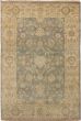 Bordered  Traditional Grey Area rug 5x8 Indian Hand-knotted 272095