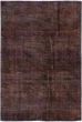 Overdyed  Transitional Red Area rug 6x9 Turkish Hand-knotted 302528