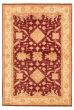 Bordered  Traditional Red Area rug 4x6 Afghan Hand-knotted 318129