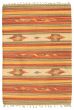 Flat-weaves & Kilims  Transitional Red Area rug 2x3 Turkish Flat-weave 339205