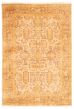 Bordered  Traditional Ivory Area rug 3x5 Pakistani Hand-knotted 341366