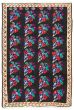 Flat-weaves & Kilims  Tribal Black Area rug 5x8 Turkish Flat-weave 343688
